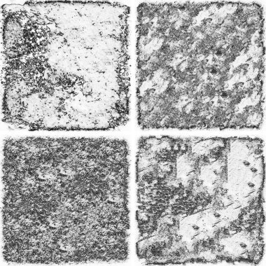 grunge doku arkaplanı, soyut doku seti ve eski beton duvarın arka planı 