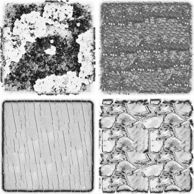 grunge doku arkaplanı, soyut doku seti ve eski beton duvarın arka planı 