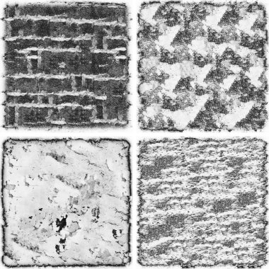 grunge doku arkaplanı, soyut doku seti ve eski beton duvarın arka planı 