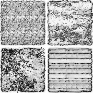 grunge doku arkaplanı, soyut doku seti ve eski beton duvarın arka planı 