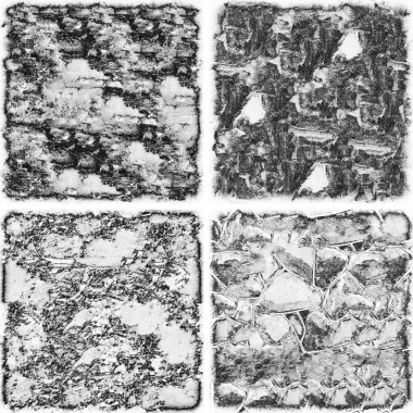 grunge doku arkaplanı, soyut doku seti ve eski beton duvarın arka planı 