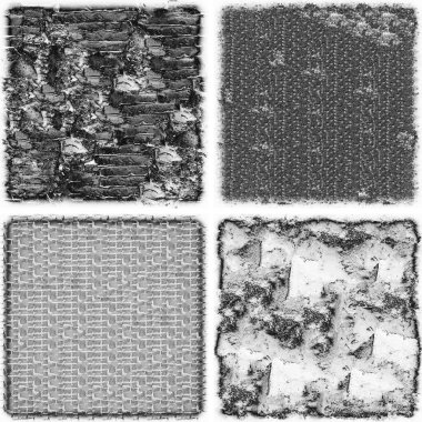 grunge doku arkaplanı, soyut doku seti ve eski beton duvarın arka planı 