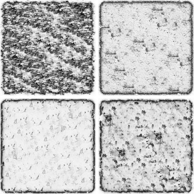 grunge doku arkaplanı, soyut doku seti ve eski beton duvarın arka planı 