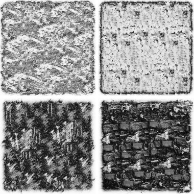 grunge doku arkaplanı, soyut doku seti ve eski beton duvarın arka planı 