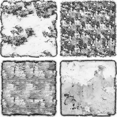 grunge doku arkaplanı, soyut doku seti ve eski beton duvarın arka planı 