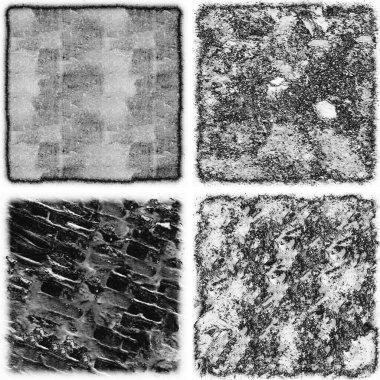 grunge doku arkaplanı, soyut doku seti ve eski beton duvarın arka planı 