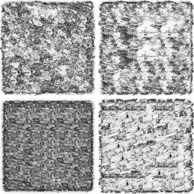grunge doku arkaplanı, soyut doku seti ve eski beton duvarın arka planı 