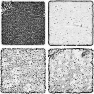 grunge doku arkaplanı, soyut doku seti ve eski beton duvarın arka planı 