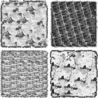 grunge doku arkaplanı, soyut doku seti ve eski beton duvarın arka planı 