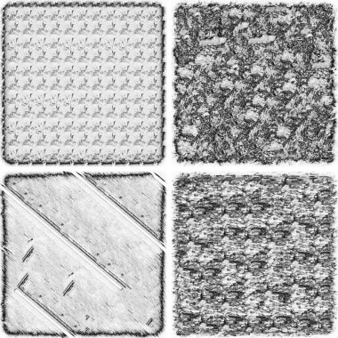 grunge doku arkaplanı, soyut doku seti ve eski beton duvarın arka planı 