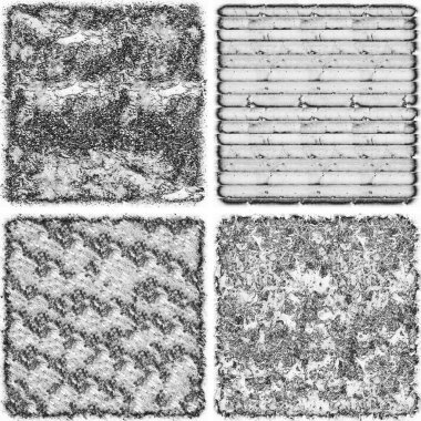 grunge doku arkaplanı, soyut doku seti ve eski beton duvarın arka planı 