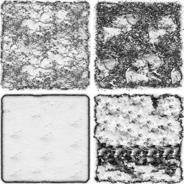 grunge doku arkaplanı, soyut doku seti ve eski beton duvarın arka planı 