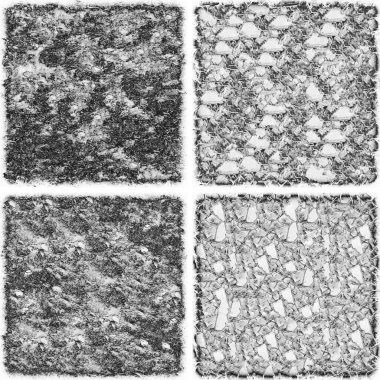 grunge doku arkaplanı, soyut doku seti ve eski beton duvarın arka planı 