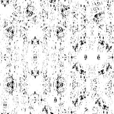 Grunge siyah ve beyaz kentsel vektör doku şablon. Karanlık dağınık toz sıkıntı arka plan kaplaması. Gürültü ve tahıl ile soyut noktalı, çizik, Vintage efekti oluşturmak kolay. Yaşlanma tasarım öğesi