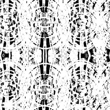Grunge siyah ve beyaz kentsel vektör doku şablon. Karanlık dağınık toz sıkıntı arka plan kaplaması. Gürültü ve tahıl ile soyut noktalı, çizik, Vintage efekti oluşturmak kolay. Yaşlanma tasarım öğesi