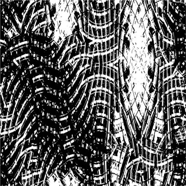 Grunge siyah ve beyaz kentsel vektör doku şablon. Karanlık dağınık toz sıkıntı arka plan kaplaması. Gürültü ve tahıl ile soyut noktalı, çizik, Vintage efekti oluşturmak kolay. Yaşlanma tasarım öğesi