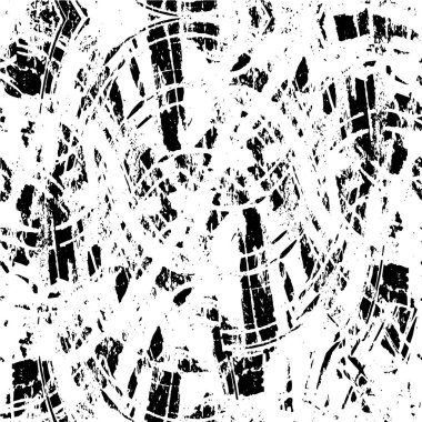 Grunge siyah ve beyaz kentsel vektör doku şablon. Karanlık dağınık toz sıkıntı arka plan kaplaması. Gürültü ve tahıl ile soyut noktalı, çizik, Vintage efekti oluşturmak kolay. Yaşlanma tasarım öğesi