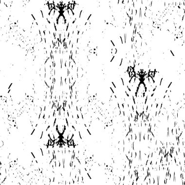 Grunge siyah ve beyaz kentsel vektör doku şablon. Karanlık dağınık toz sıkıntı arka plan kaplaması. Gürültü ve tahıl ile soyut noktalı, çizik, Vintage efekti oluşturmak kolay. Yaşlanma tasarım öğesi