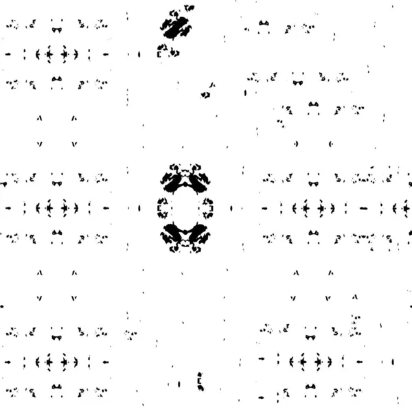 グランジ黒と白都市ベクトル テクスチャ テンプレート 暗い汚いほこりは 遭難の背景をオーバーレイします 簡単にノイズや穀物と抽象的な点線 ヴィンテージ効果を作成します 高齢化の設計要素 — ストックベクタ