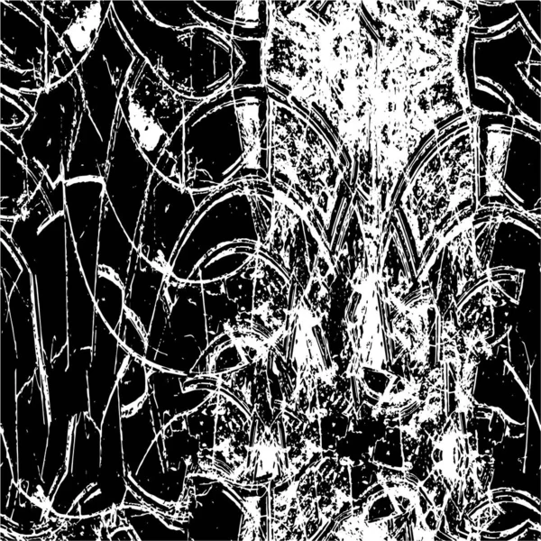 Grunge siyah ve beyaz kentsel vektör doku şablon. Karanlık dağınık toz sıkıntı arka plan kaplaması. Gürültü ve tahıl ile soyut noktalı, çizik, Vintage efekti oluşturmak kolay. Yaşlanma tasarım öğesi