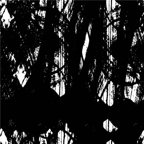 Plantilla Textura Vectorial Urbana Blanco Negro Grunge Fondo Oscuro Desordenado — Vector de stock