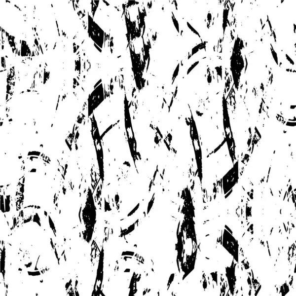 Grunge Schwarz Weiß Urban Vector Texture Template Dunkler Unordentlicher Staub — Stockvektor