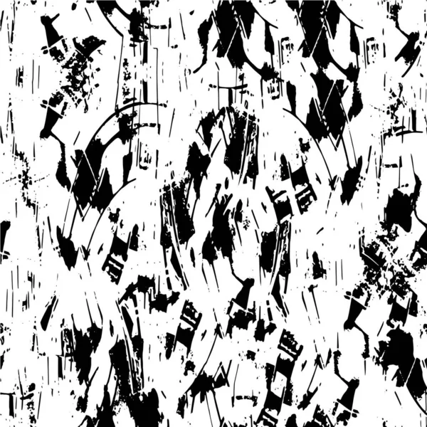 Grunge Schwarz Weiß Urban Vector Texture Template Dunkler Unordentlicher Staub — Stockvektor