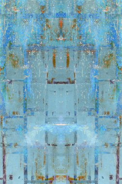 Gelecekçi soyut grunge geometrik modern desen