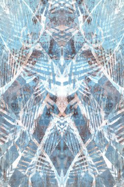 Gelecekçi soyut grunge geometrik modern desen