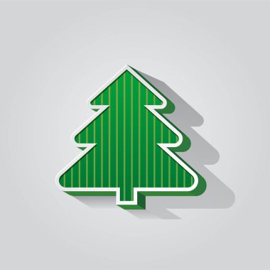 Noel ağacı geometrik modern tasarım