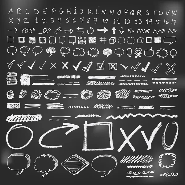 23,592,354 Chalkboard doodles Vector Images Depositphotos