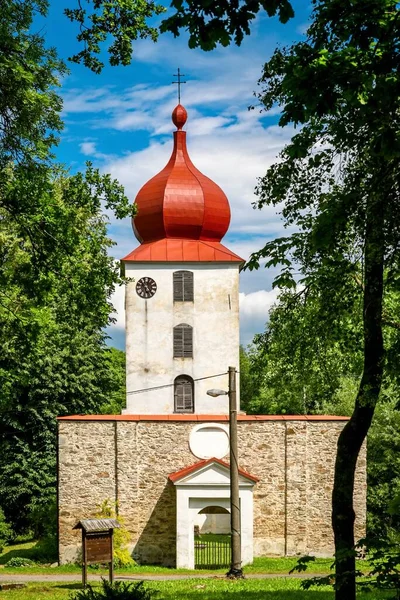 Vysoka Czechy Lipca 2018 Widok Zachowane Ruiny Kościoła Jana Chrzciciela — Zdjęcie stockowe