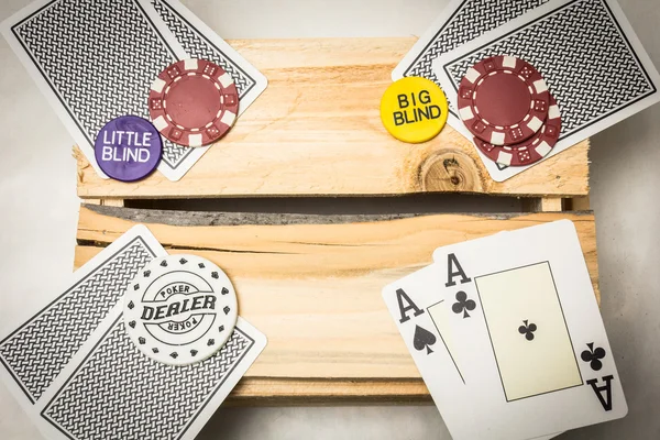 Pocket aces — Stock Photo, Image