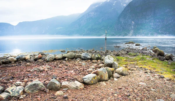 Spokojny Eidfjord — Zdjęcie stockowe