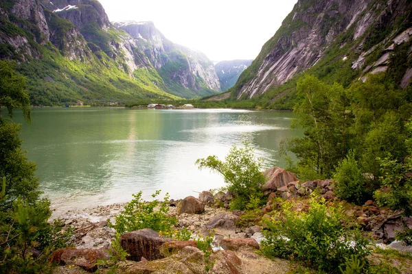 Спокійна Eidfjord Ліцензійні Стокові Фото