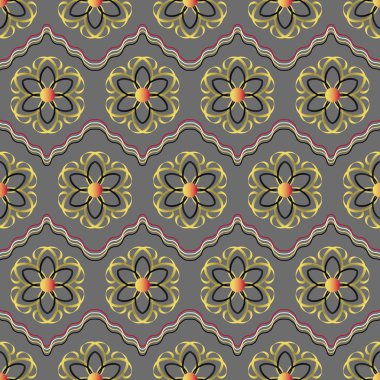 vektör çizim arka plan deseni soyut çiçek