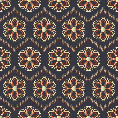 vektör çizim arka plan deseni soyut çiçek