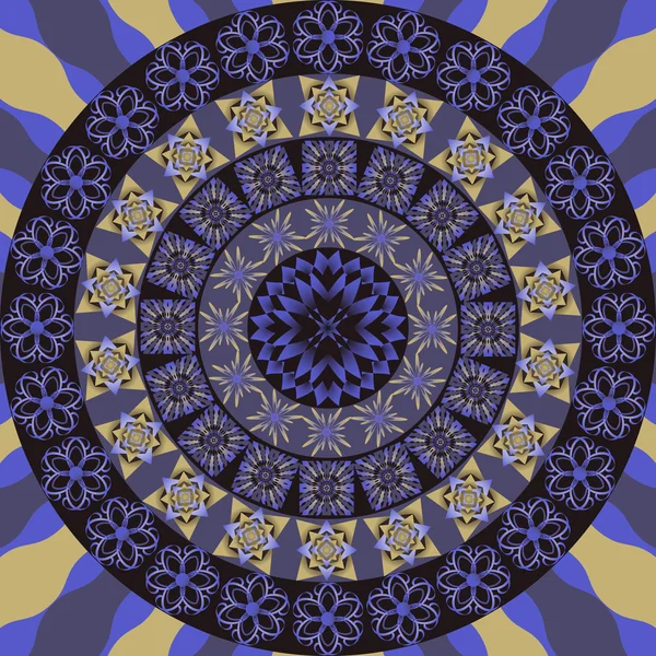 抽象的なベクトル円形パターン — ストックベクタ