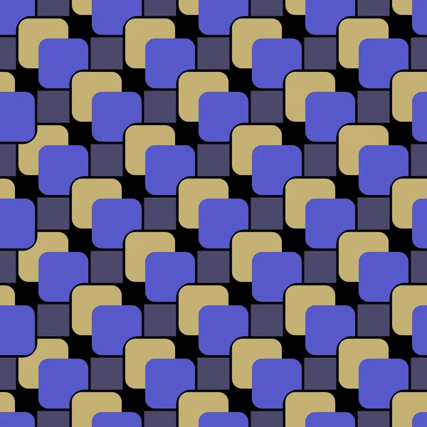 Sömlös abstrakt vektor illustration bakgrund av geometriska former — Stock vektor
