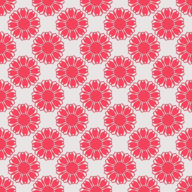 sorunsuz vektör desen soyut süs çiçek