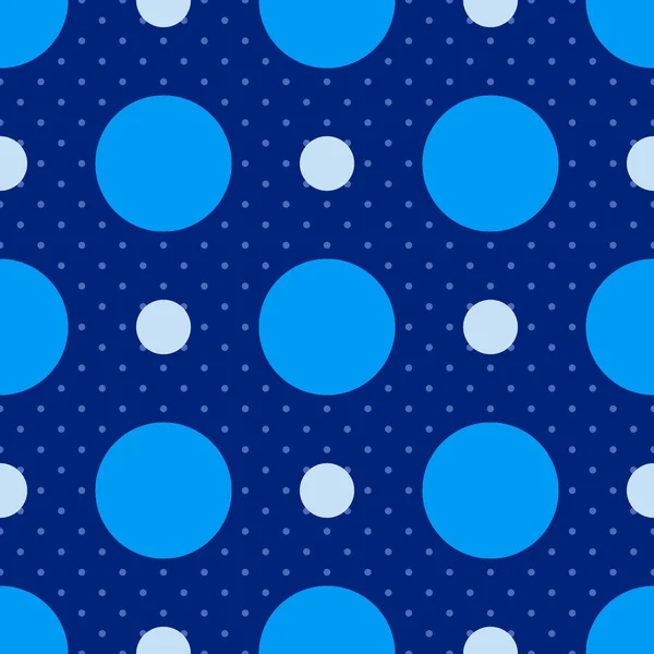 Seamless vector pattern with polka dots — Stock Vector