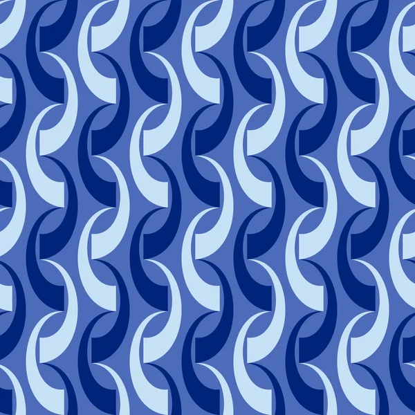 Άνευ ραφής διάνυσμα μοτίβο από αφηρημένα διακοσμητικά σχήματα — Διανυσματικό Αρχείο