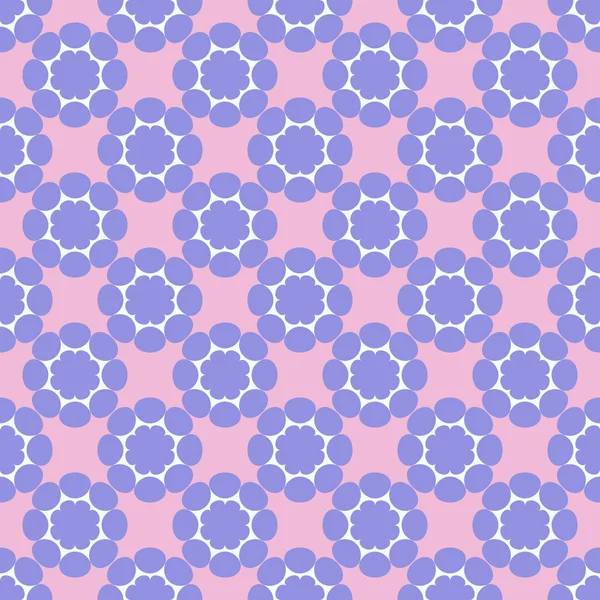 Motif vectoriel sans couture de fleurs ornementales abstraites — Image vectorielle