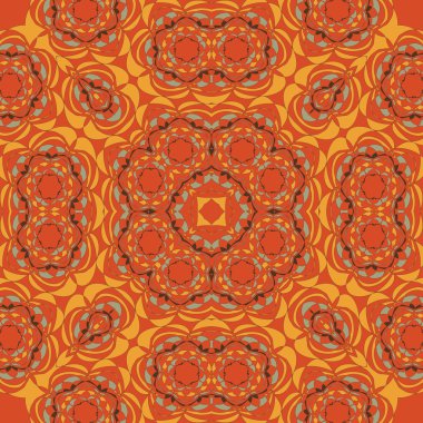 Sorunsuz tasarlamak vektör çizim arka plan. Dekoratif soyut şekiller desen 