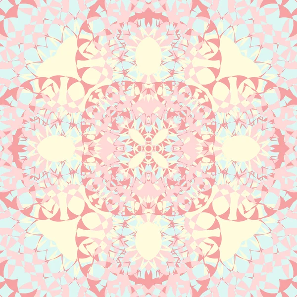 Sorunsuz vektör arka plan geometrik şekiller. Soyut desen, mandala motifi