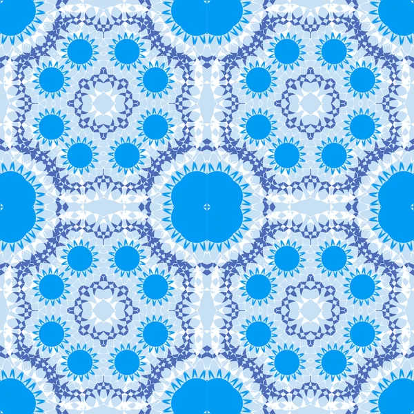 Formes géométriques de fond vectorielles sans couture. Motif abstrait, motif mandala — Image vectorielle