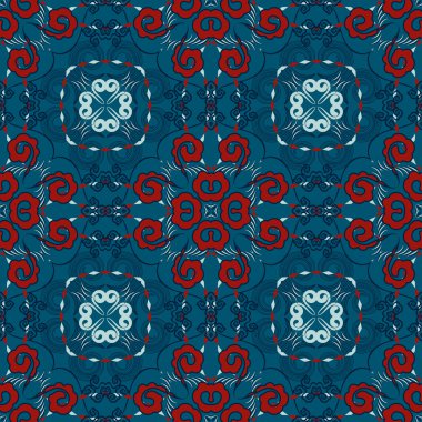 Sorunsuz vektör çizim arka plan. Soyut şekiller desen