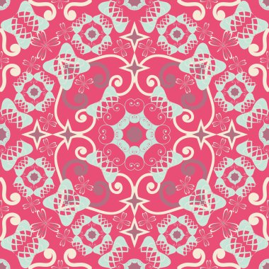 Sorunsuz vektör çizim arka plan. Soyut şekiller desen 