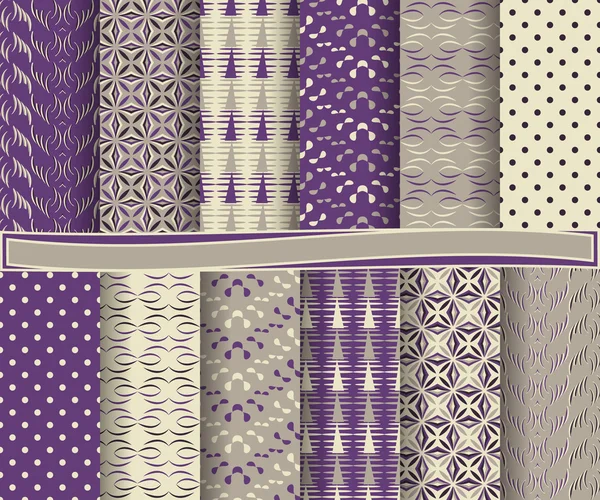 Set van abstract vector papier met decoratieve vormen en ontwerpelementen voor scrapbook — Stockvector