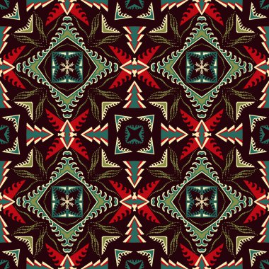 Sorunsuz soyut vektör Noel desen